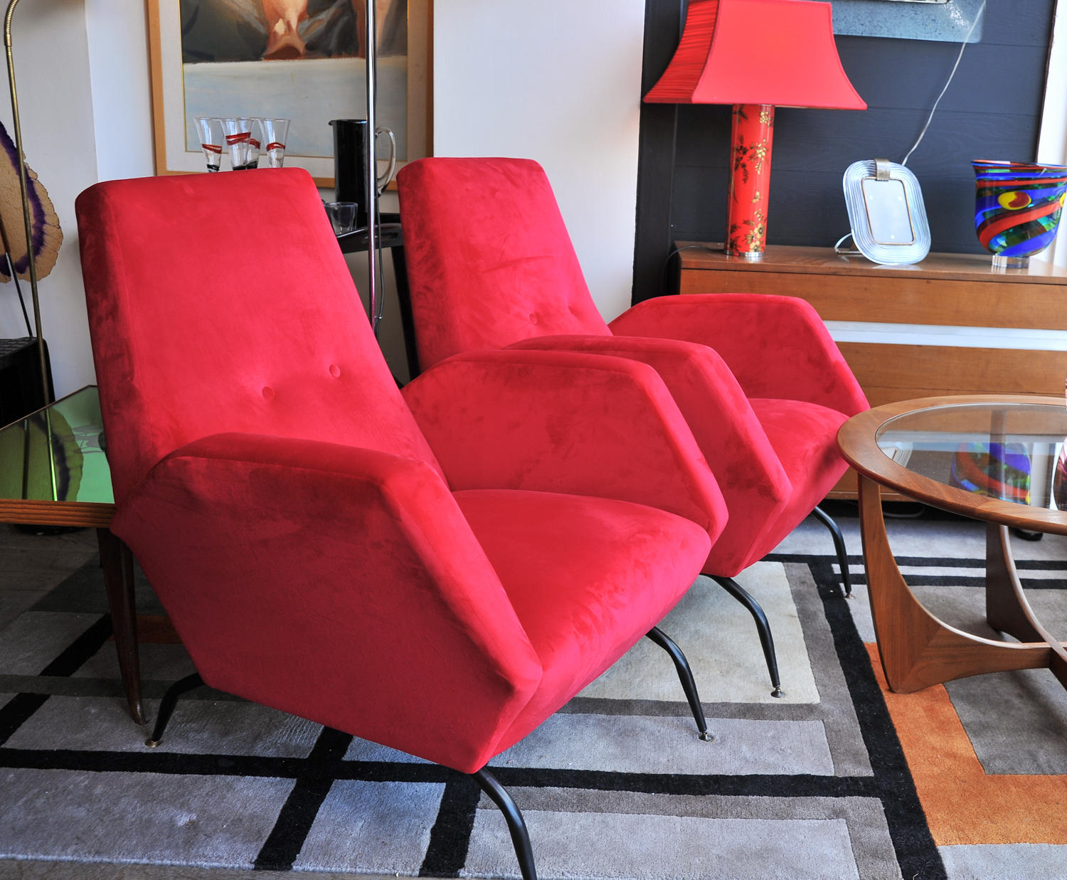 Pair of beautiful Italian armchairs