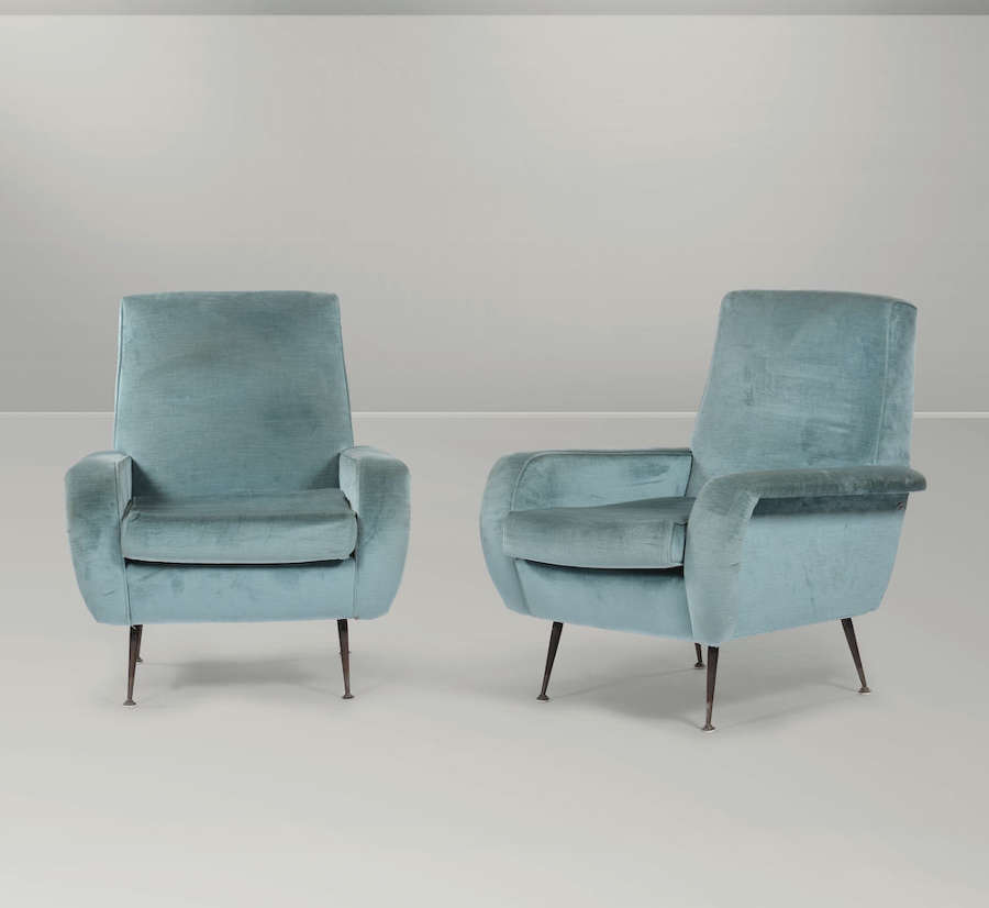 Gigi Radice pair of armchairs