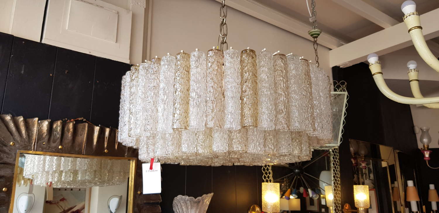 Very rare Venini chandelier
