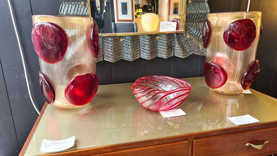 Gino Cenedese pair of vases
