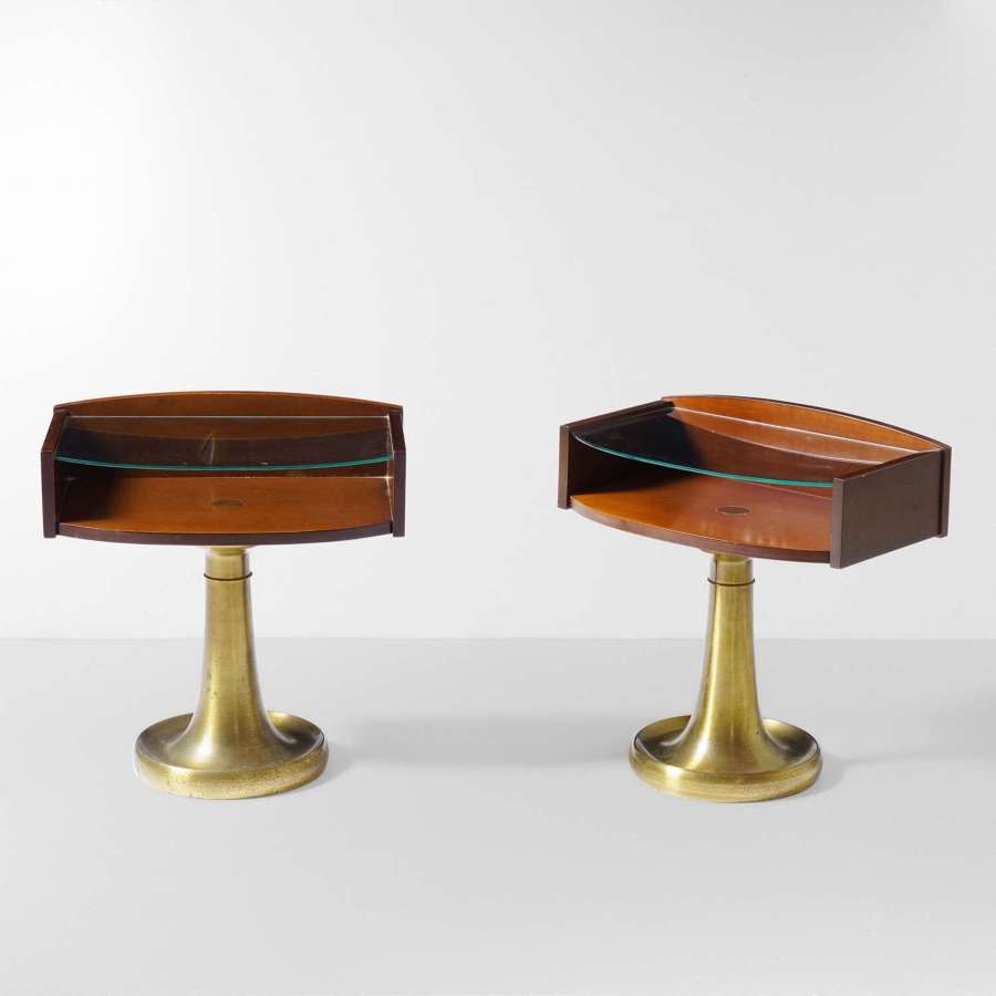 Claudio Salocchi for Sormani pair of bedside tables