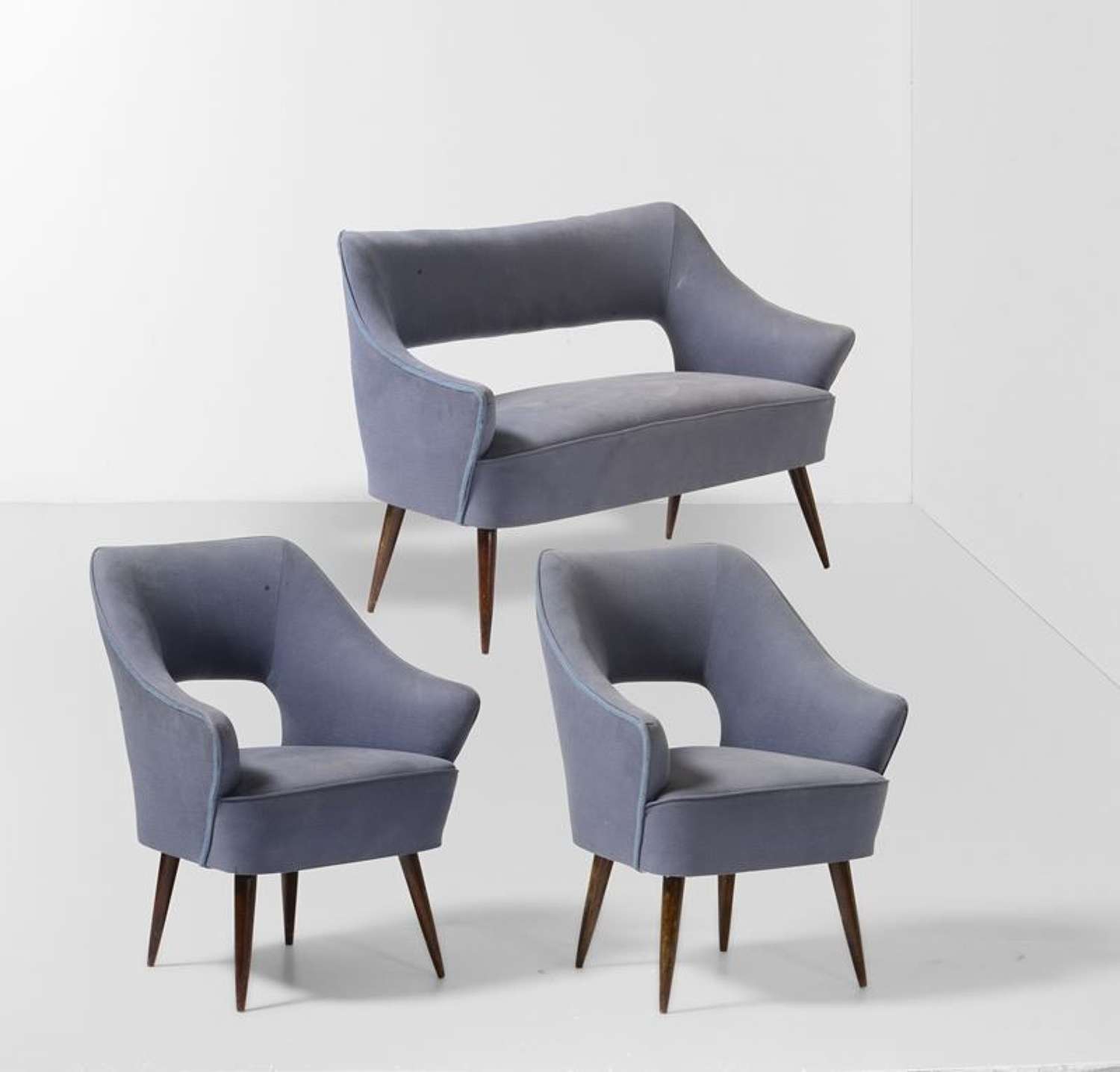 Carlo De Carli  pair of armchairs