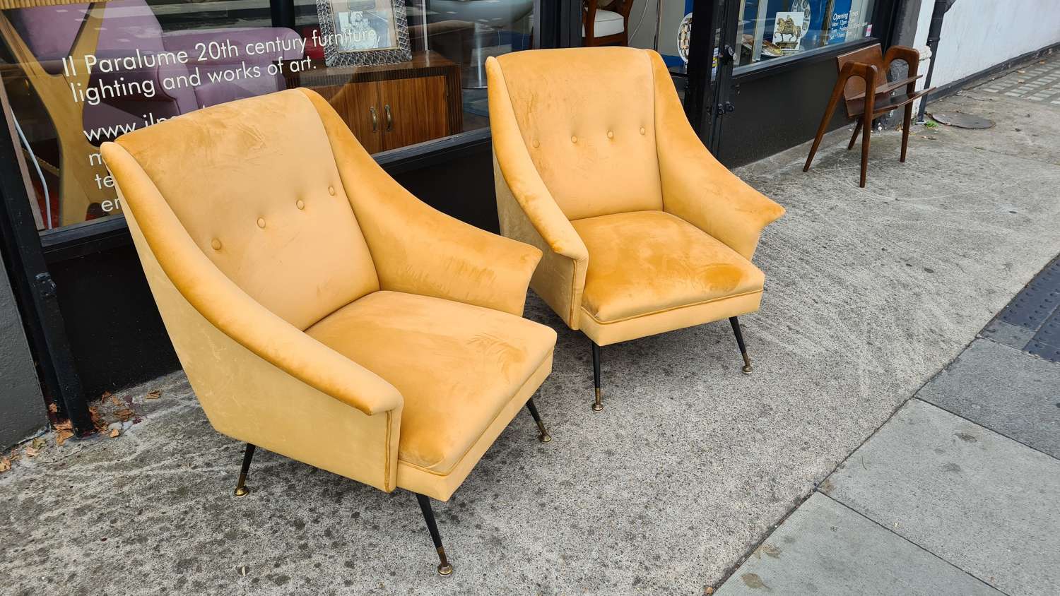 Pair of Morbelli armchairs