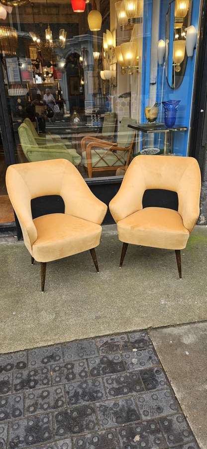 Carlo De Carli pair of chairs